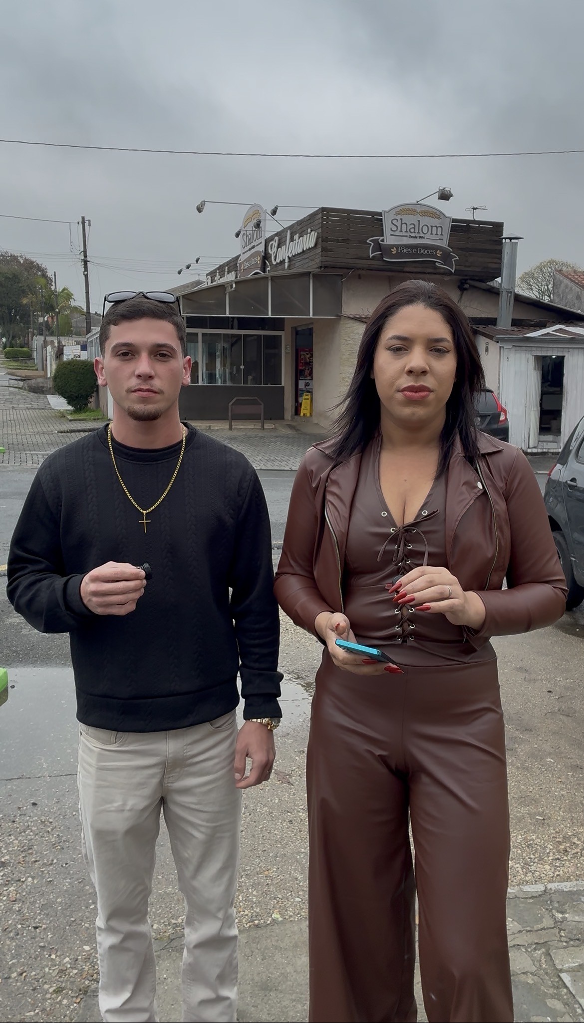 Pai Cassimiro e Mãe Danny juntos em Curitiba